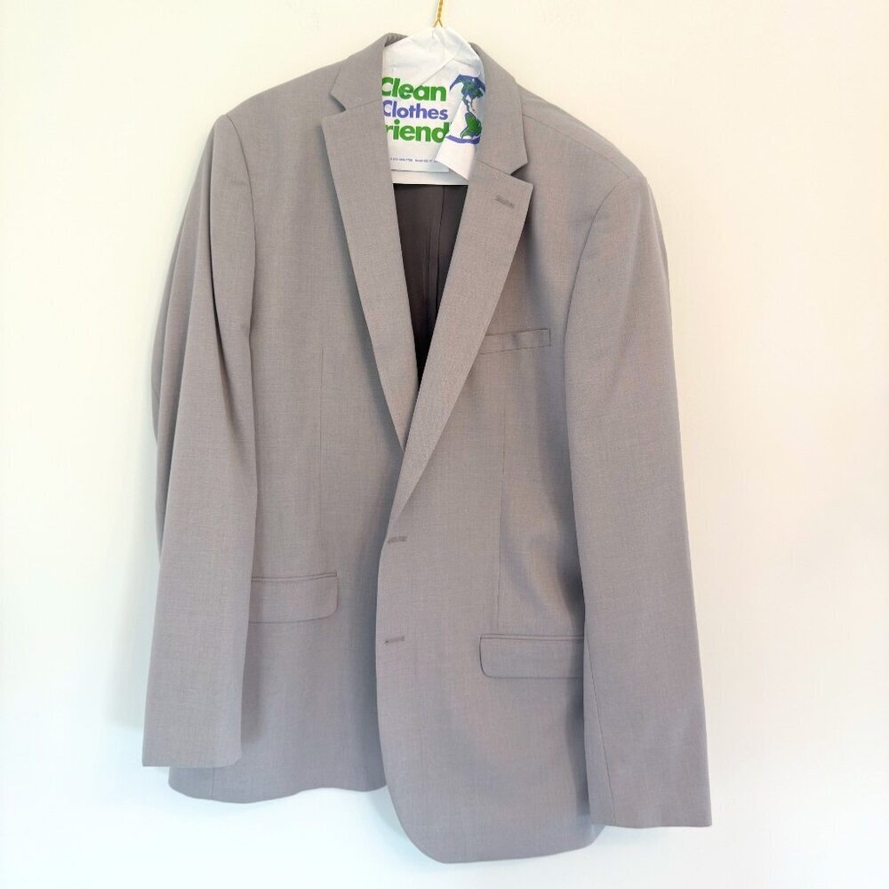 👔 ZeGarie Light Gray Sport Coat - Size 46L